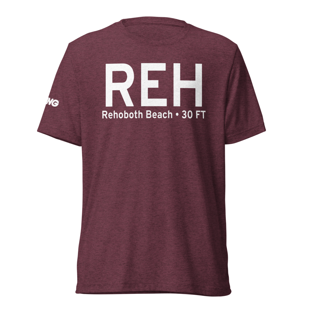 Rehoboth Beach (REH) Airport Tri-blend T-Shirt 
