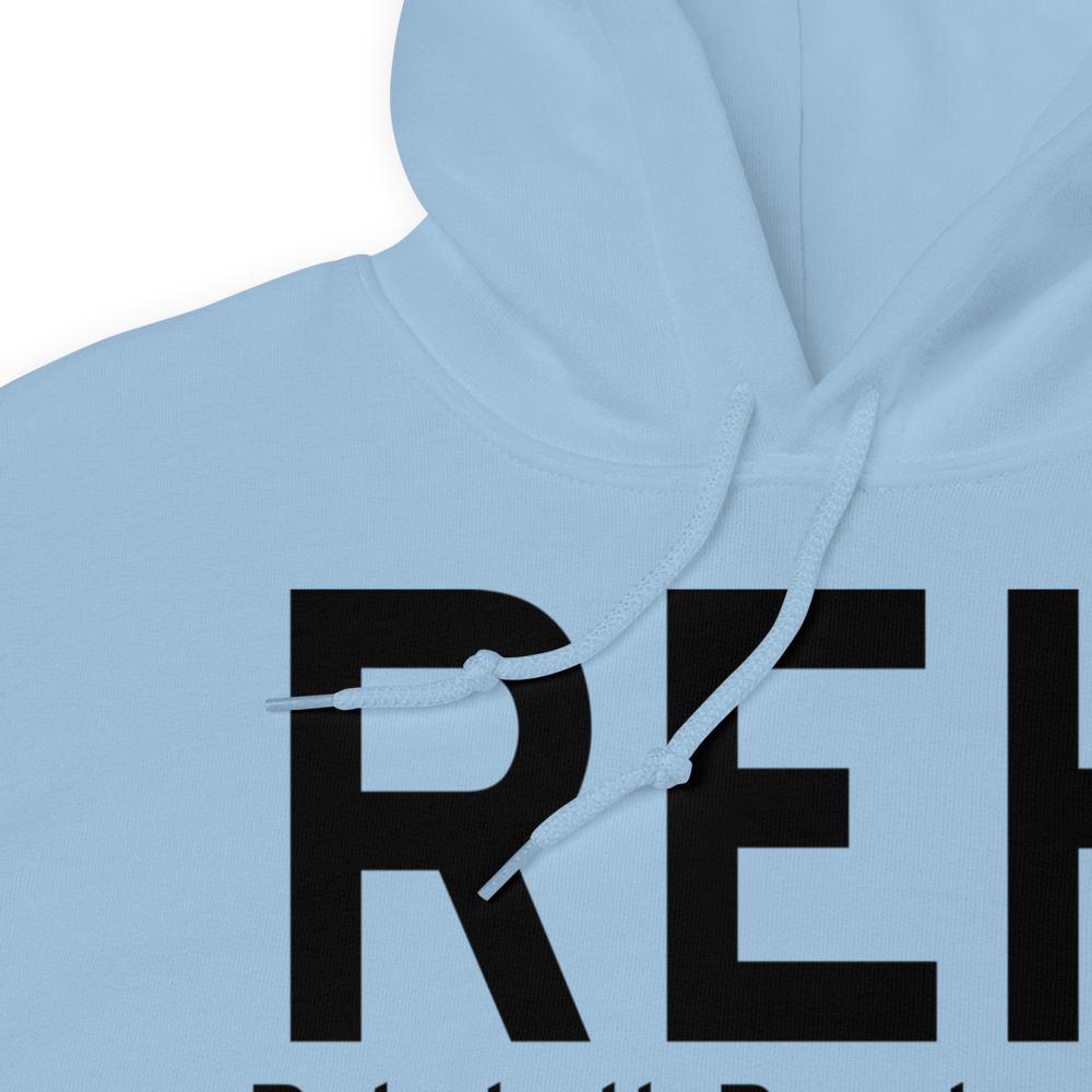 Rehoboth Beach (REH) Airport Hoodie Sweatshirt 