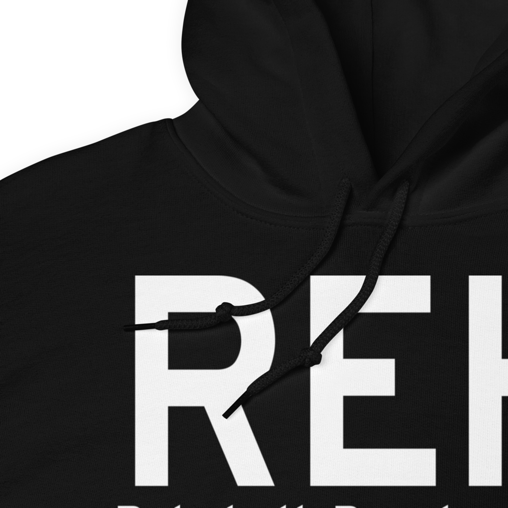 Rehoboth Beach (REH) Airport Hoodie Sweatshirt 