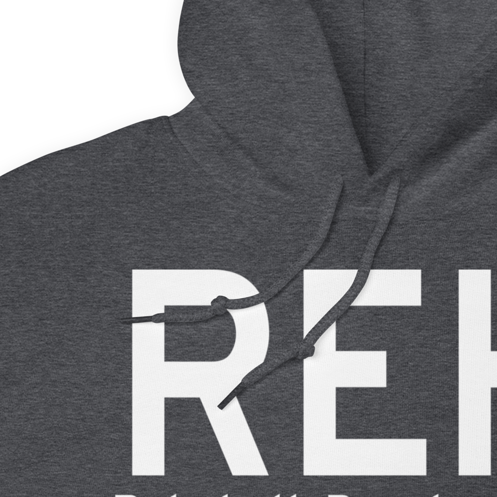 Rehoboth Beach (REH) Airport Hoodie Sweatshirt 