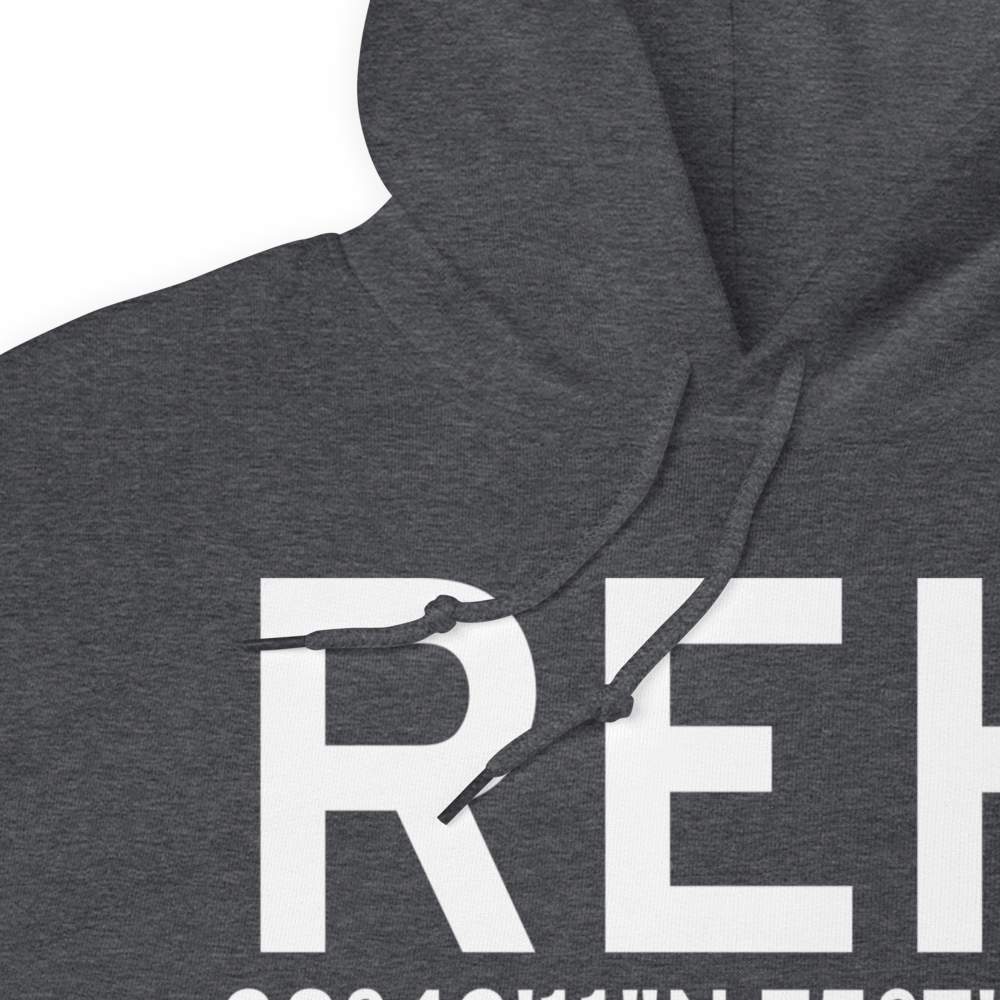 Rehoboth Beach (REH) Airport Hoodie Sweatshirt 