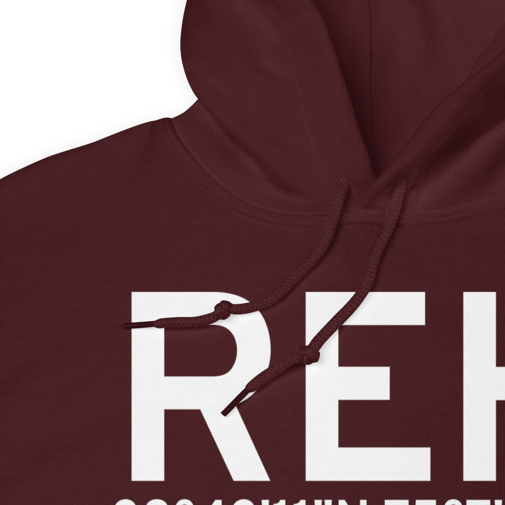 Rehoboth Beach (REH) Airport Hoodie Sweatshirt 