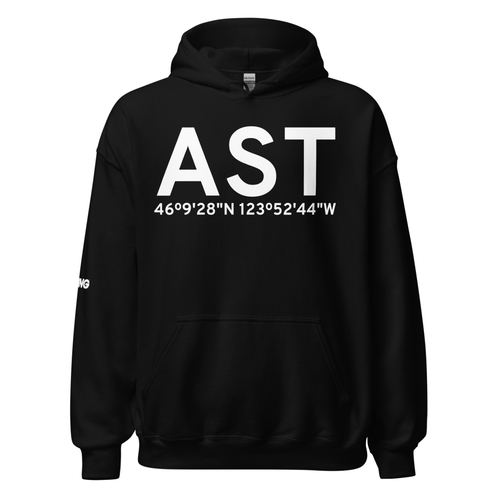 Astoria (KAST) Airport Hoodie Sweatshirt 