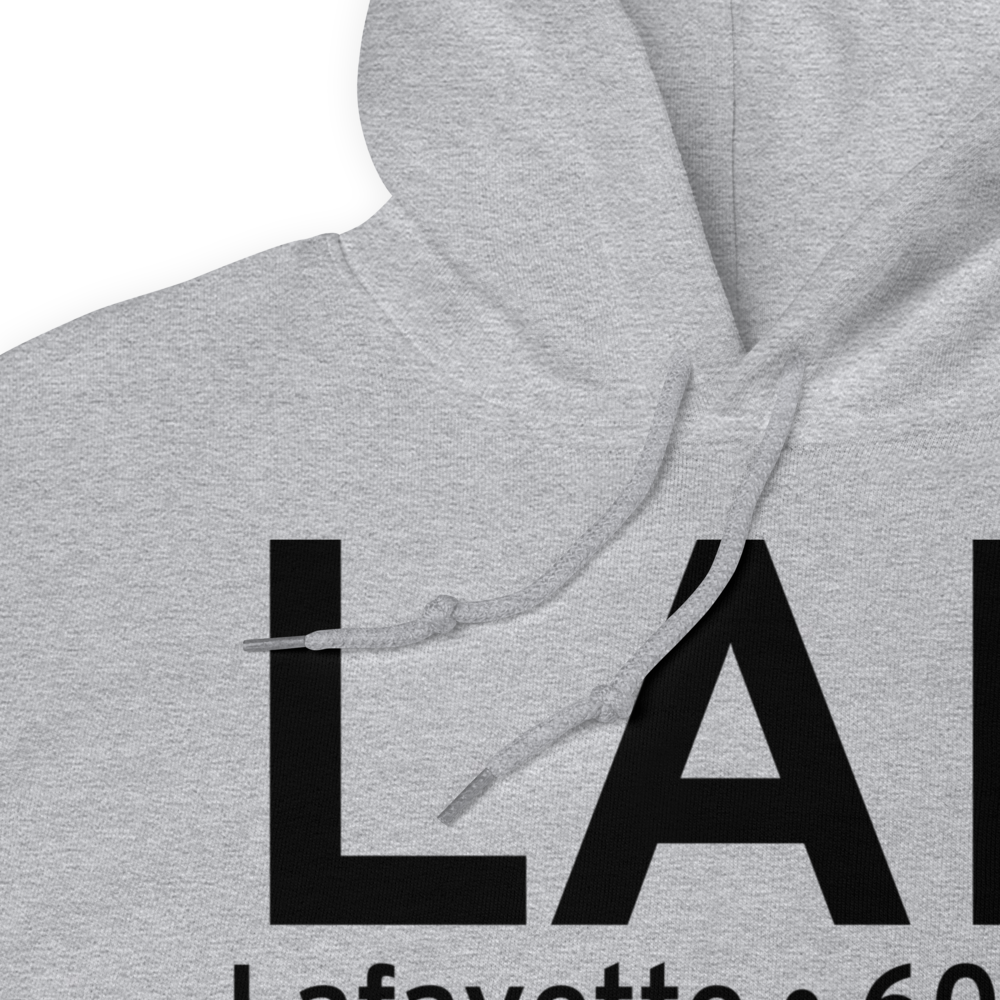 Lafayette (KLAF) Airport Hoodie Sweatshirt 