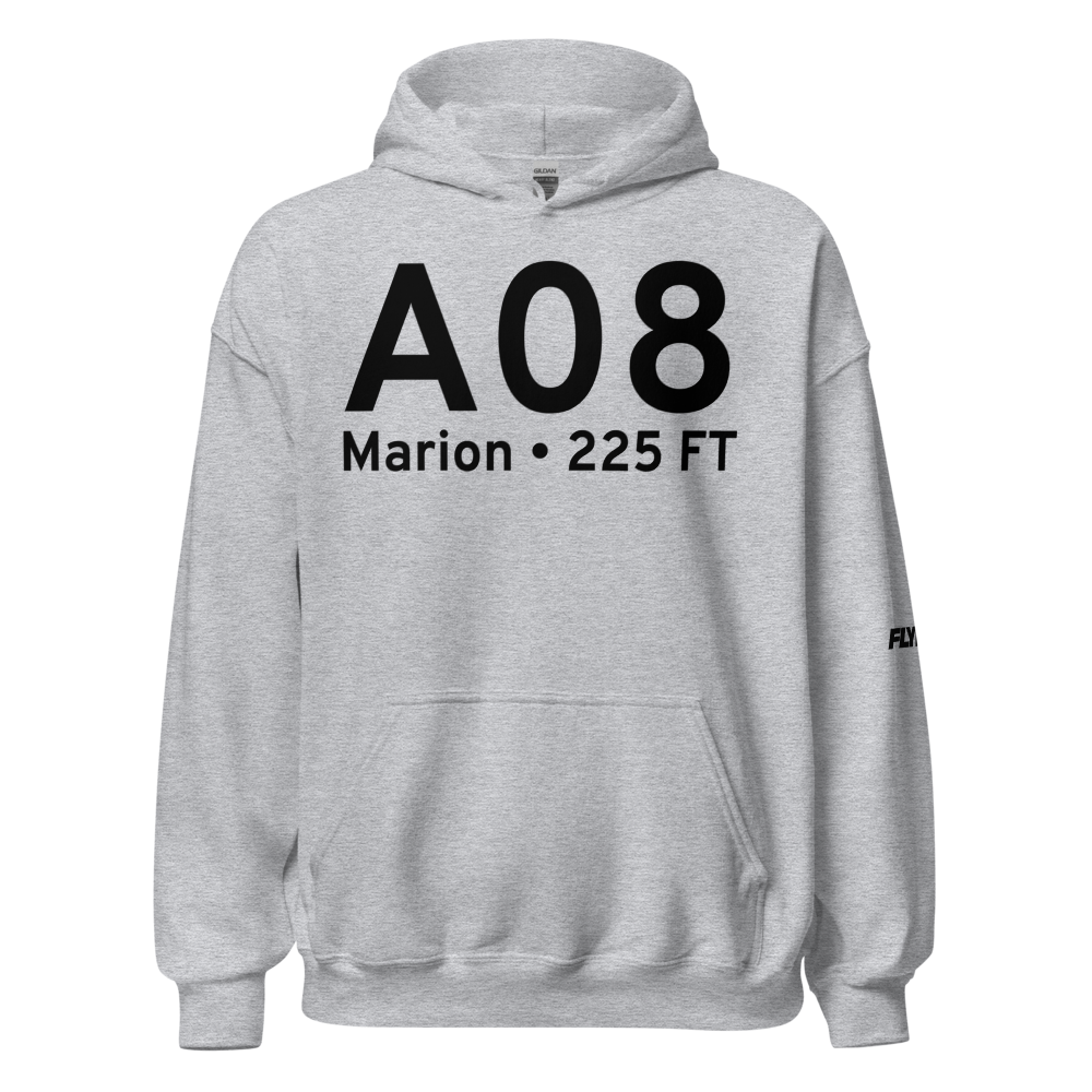 Marion (KA08) Airport Hoodie Sweatshirt 