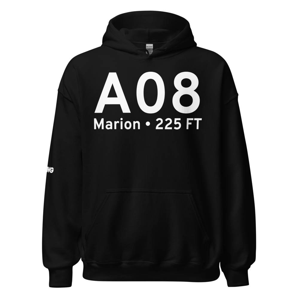 Marion (KA08) Airport Hoodie Sweatshirt 
