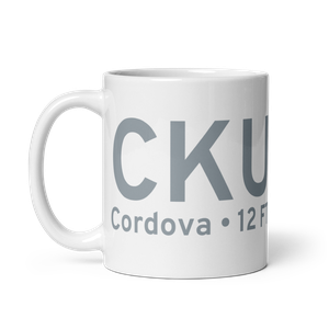 Cordova (CKU) Airport Mug