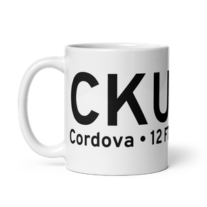 Cordova (CKU) Airport Mug