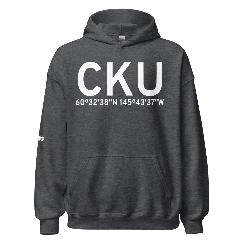 Cordova (CKU) Airport Hoodie Sweatshirt 