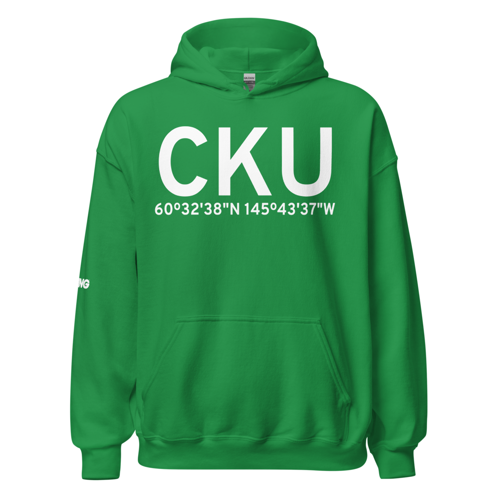 Cordova (CKU) Airport Hoodie Sweatshirt 