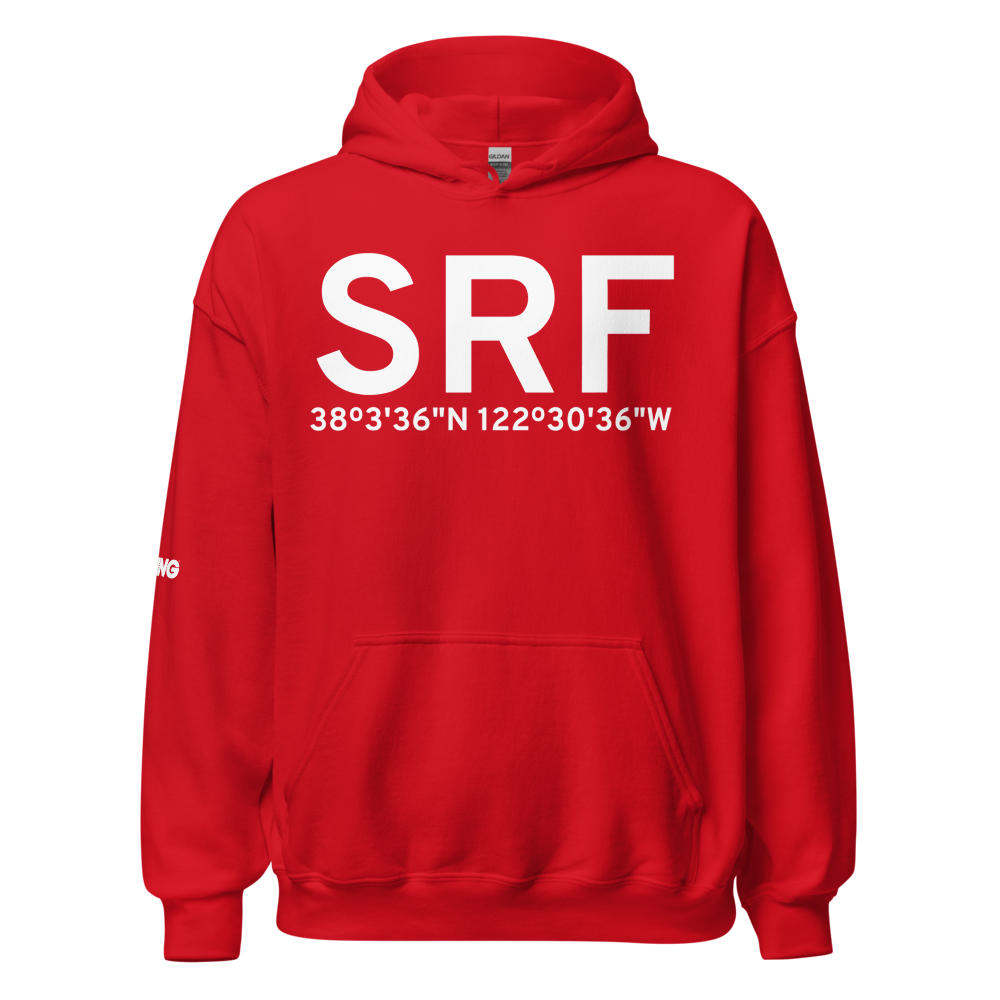 San Rafael (SRF) Airport Hoodie Sweatshirt 