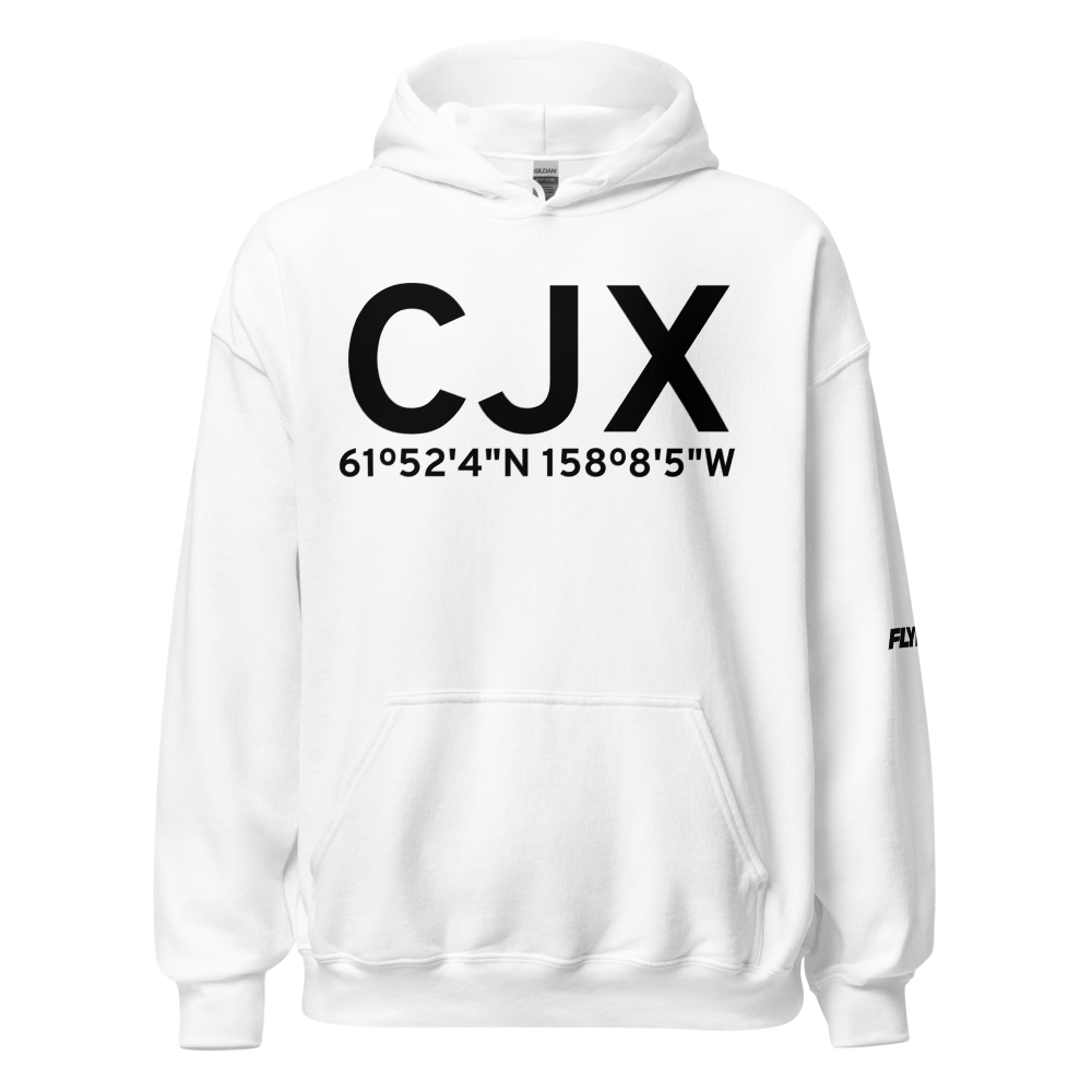 Crooked Creek (CJX) Airport Hoodie Sweatshirt 