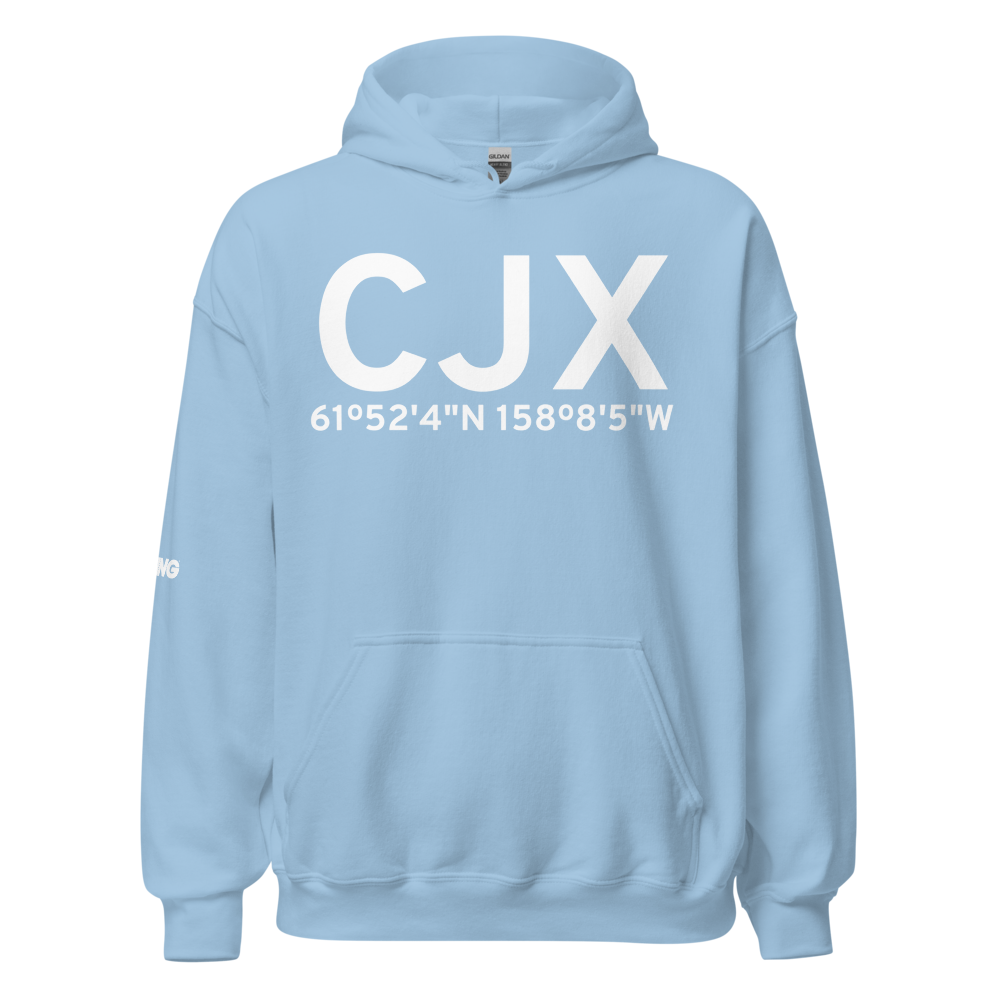Crooked Creek (CJX) Airport Hoodie Sweatshirt 