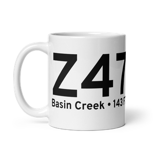 Basin Creek (Z47) Airport Mug