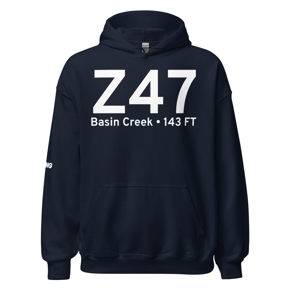 Basin Creek (Z47) Airport Hoodie Sweatshirt 