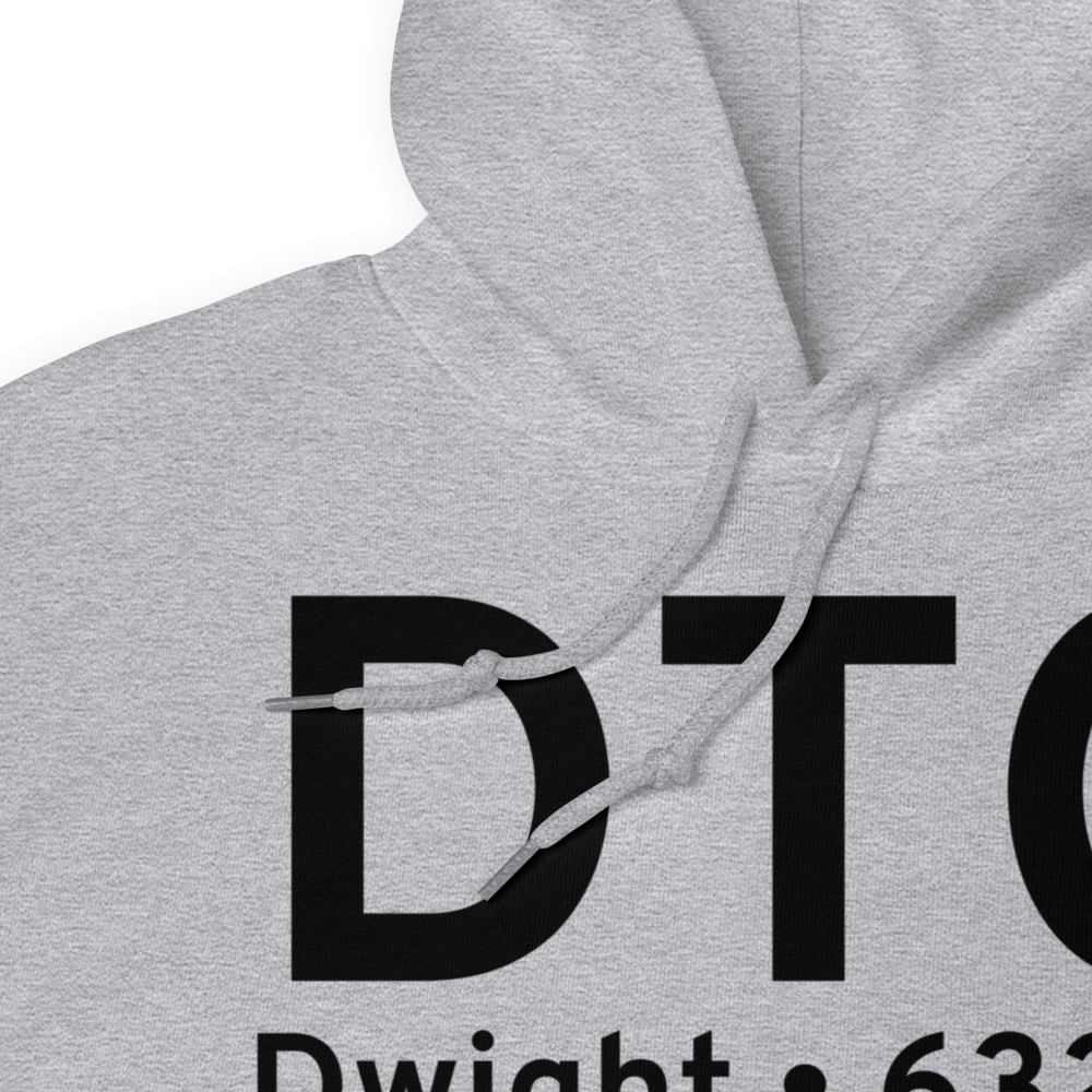 Dwight (DTG) Airport Hoodie Sweatshirt 