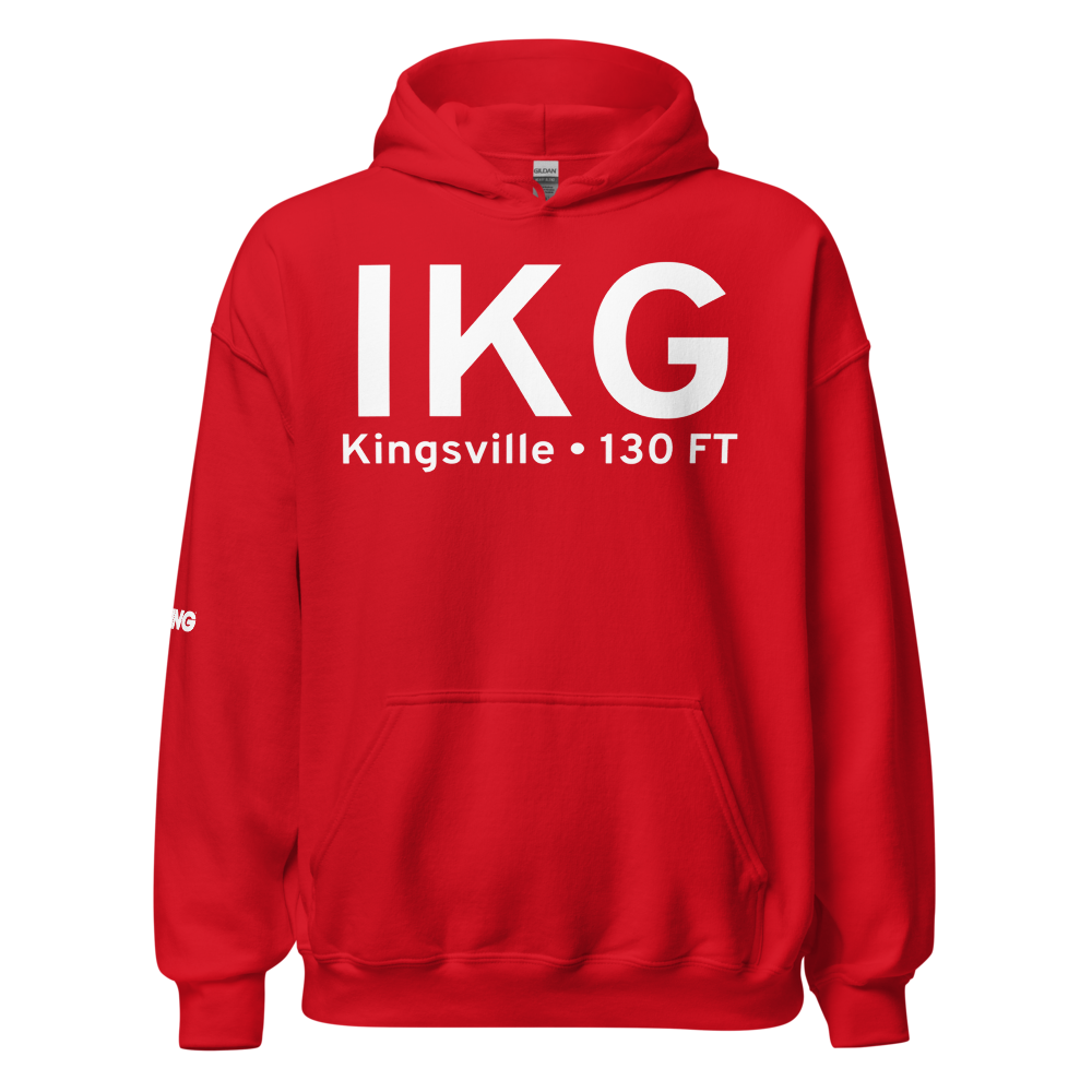 Kingsville (KIKG) Airport Hoodie Sweatshirt 
