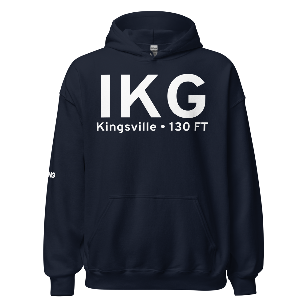 Kingsville (KIKG) Airport Hoodie Sweatshirt 