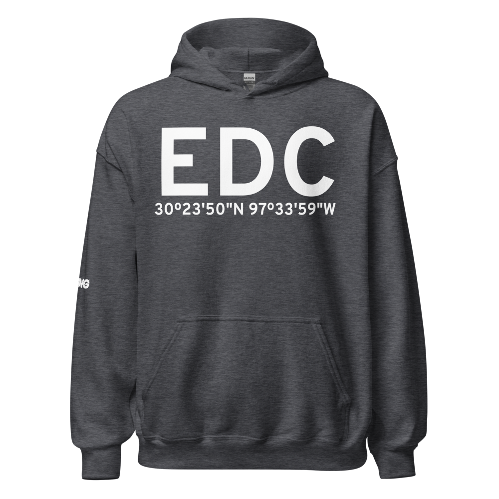 Austin (KEDC) Airport Hoodie Sweatshirt 