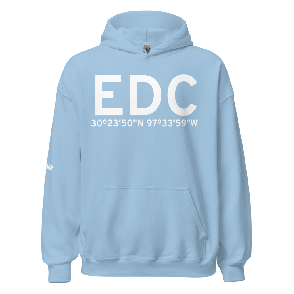 Austin (KEDC) Airport Hoodie Sweatshirt 