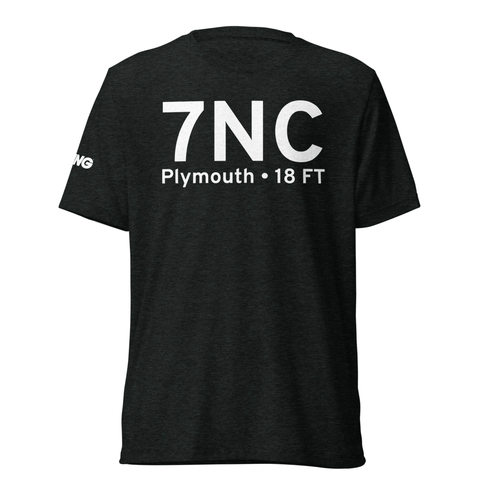 Plymouth (NC7) Airport Tri-blend T-Shirt 