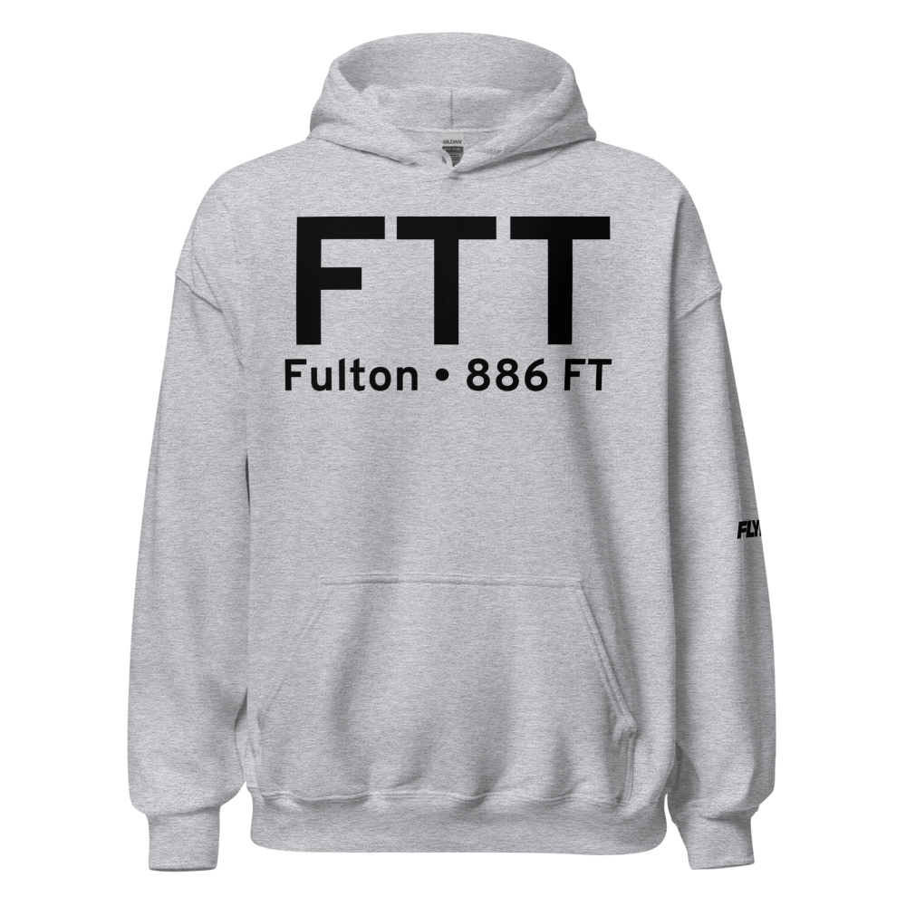Fulton (KFTT) Airport Hoodie Sweatshirt 