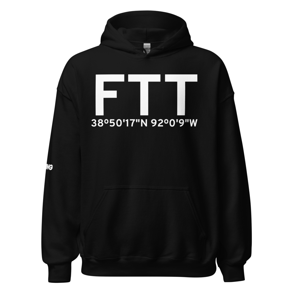 Fulton (KFTT) Airport Hoodie Sweatshirt 