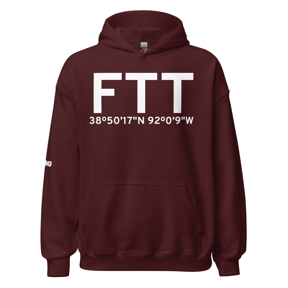 Fulton (KFTT) Airport Hoodie Sweatshirt 