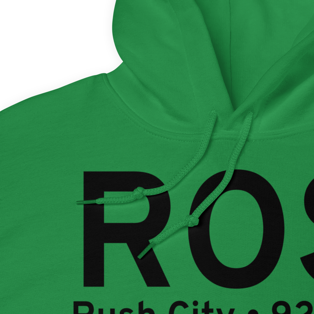 Rush City (KROS) Airport Hoodie Sweatshirt 