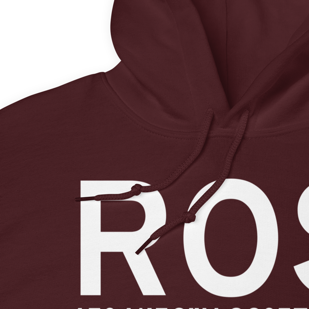 Rush City (KROS) Airport Hoodie Sweatshirt 