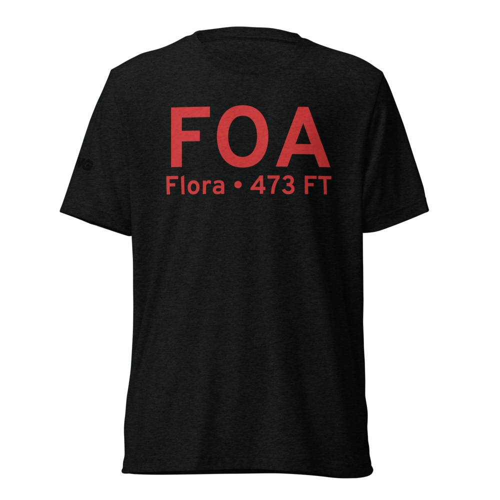 Flora (KFOA) Airport Tri-blend T-Shirt 