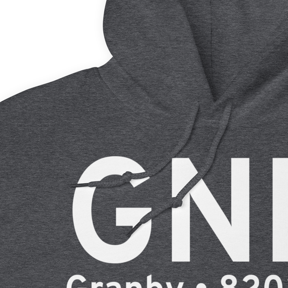 Granby (KGNB) Airport Hoodie Sweatshirt 