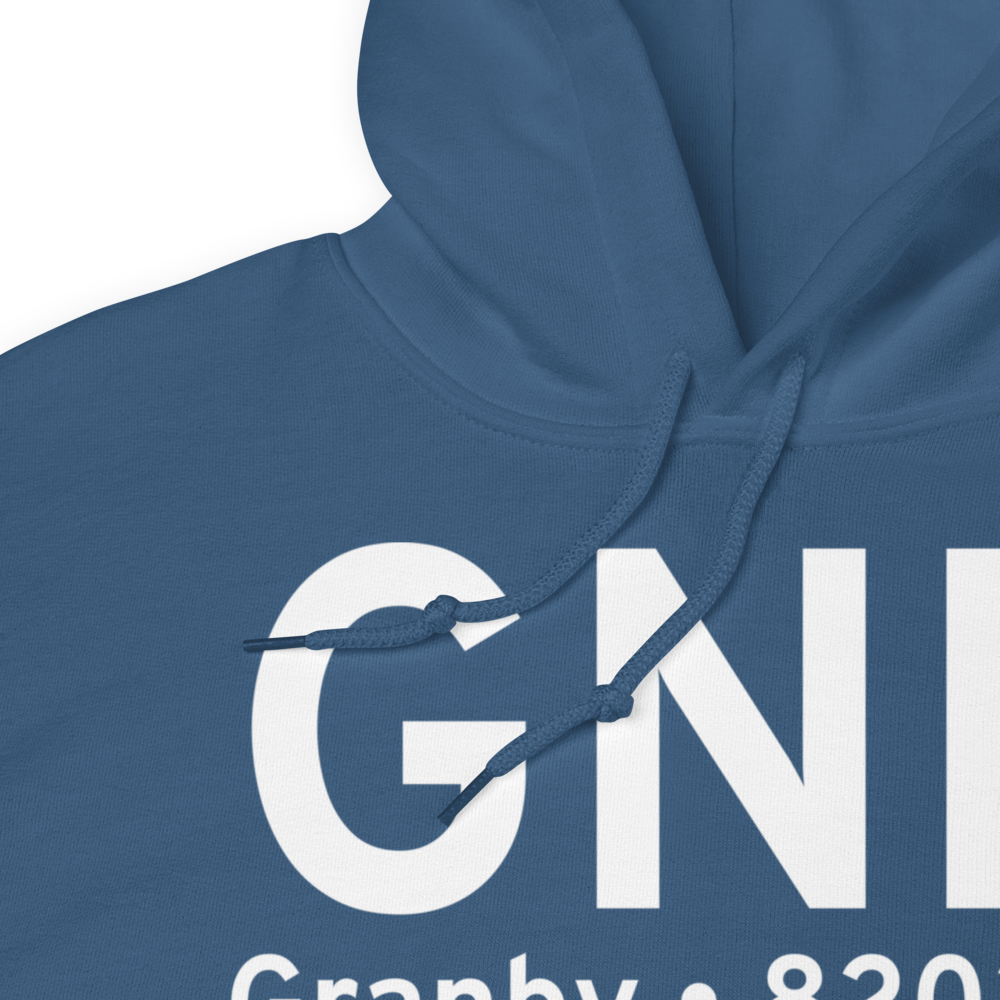 Granby (KGNB) Airport Hoodie Sweatshirt 