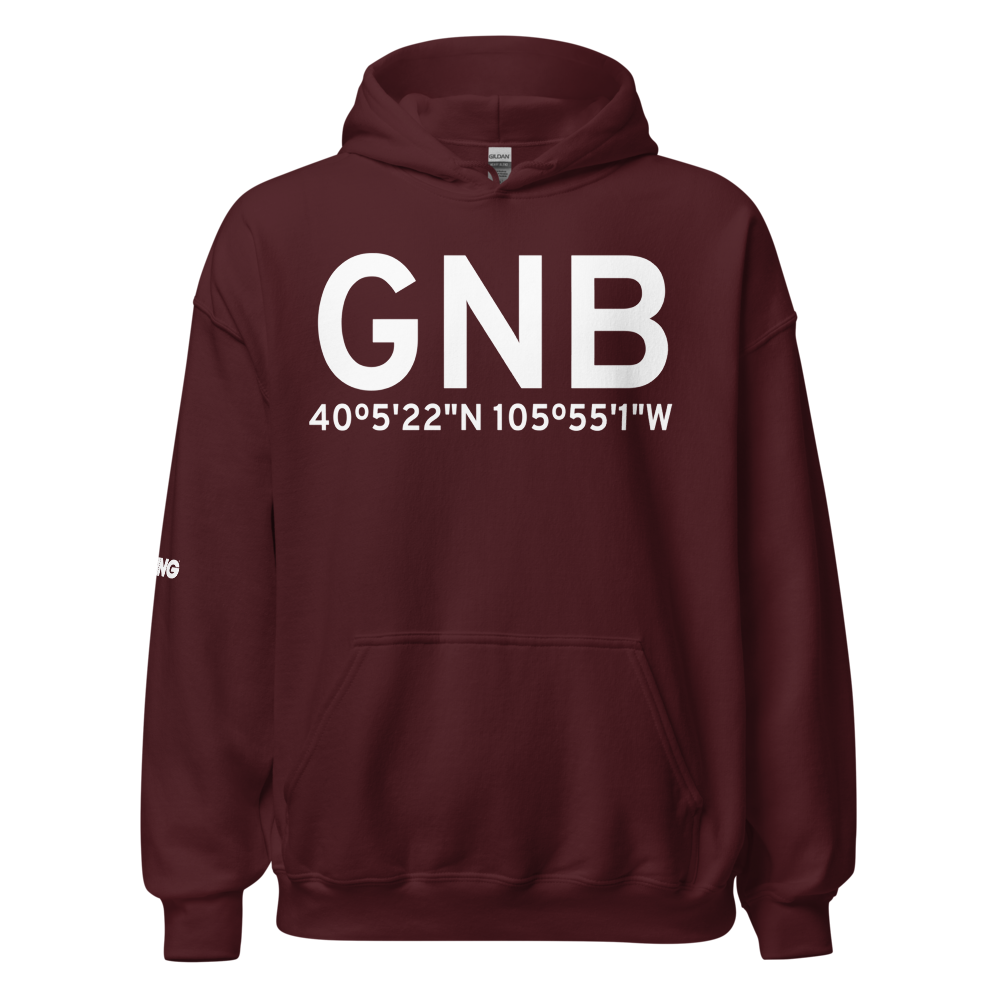 Granby (KGNB) Airport Hoodie Sweatshirt 