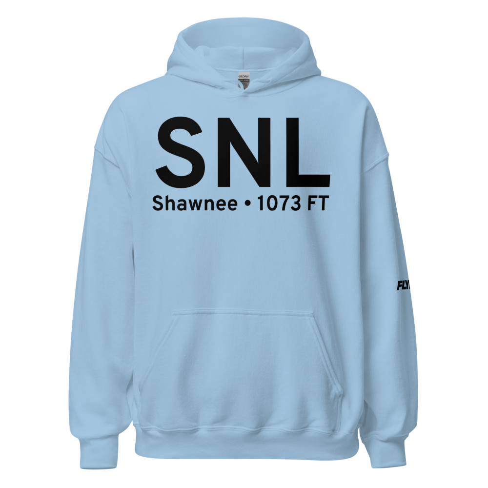Shawnee (KSNL) Airport Hoodie Sweatshirt 