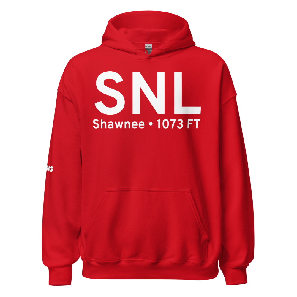 Shawnee (KSNL) Airport Hoodie Sweatshirt 