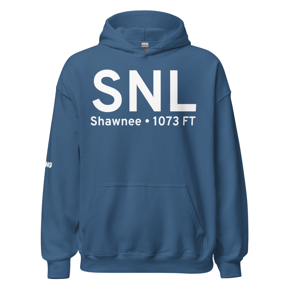 Shawnee (KSNL) Airport Hoodie Sweatshirt 