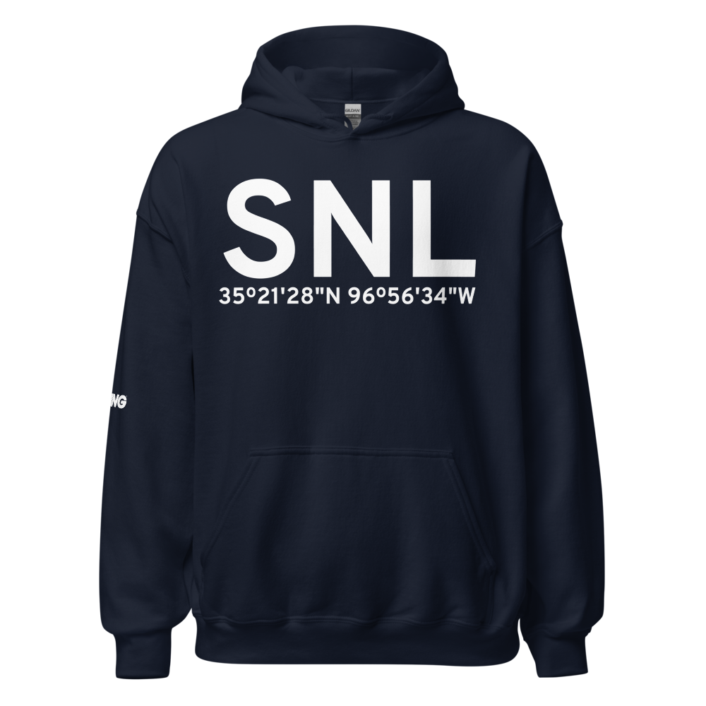 Shawnee (KSNL) Airport Hoodie Sweatshirt 