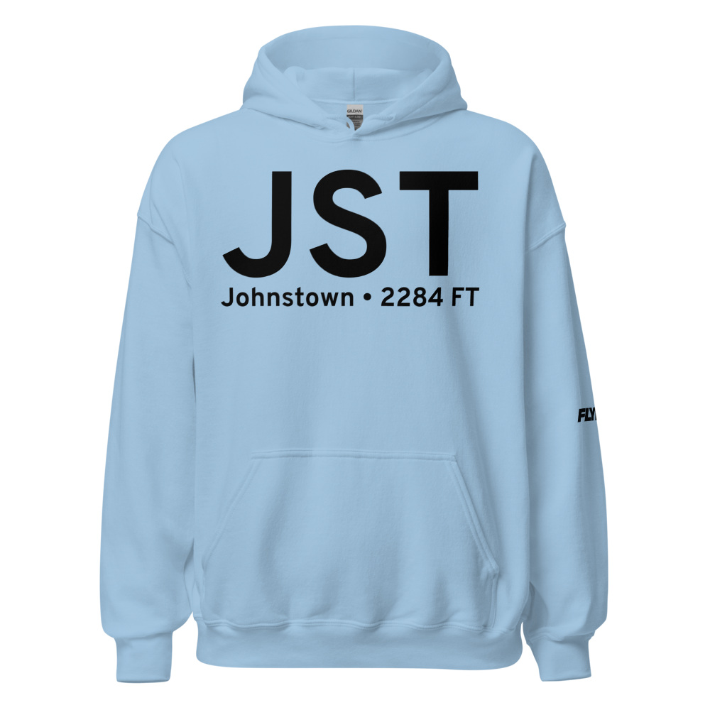 Johnstown (KJST) Airport Hoodie Sweatshirt 