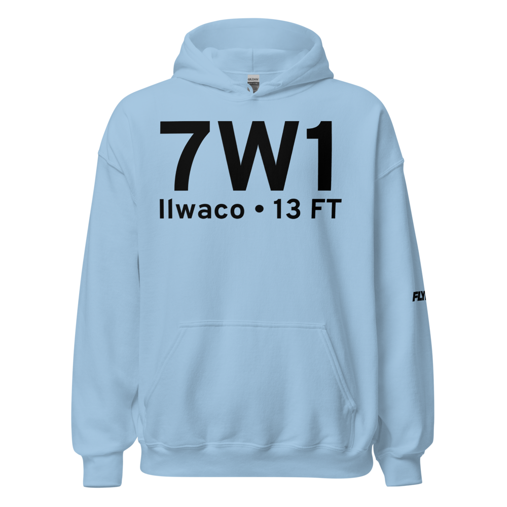 Ilwaco (7W1) Airport Hoodie Sweatshirt 