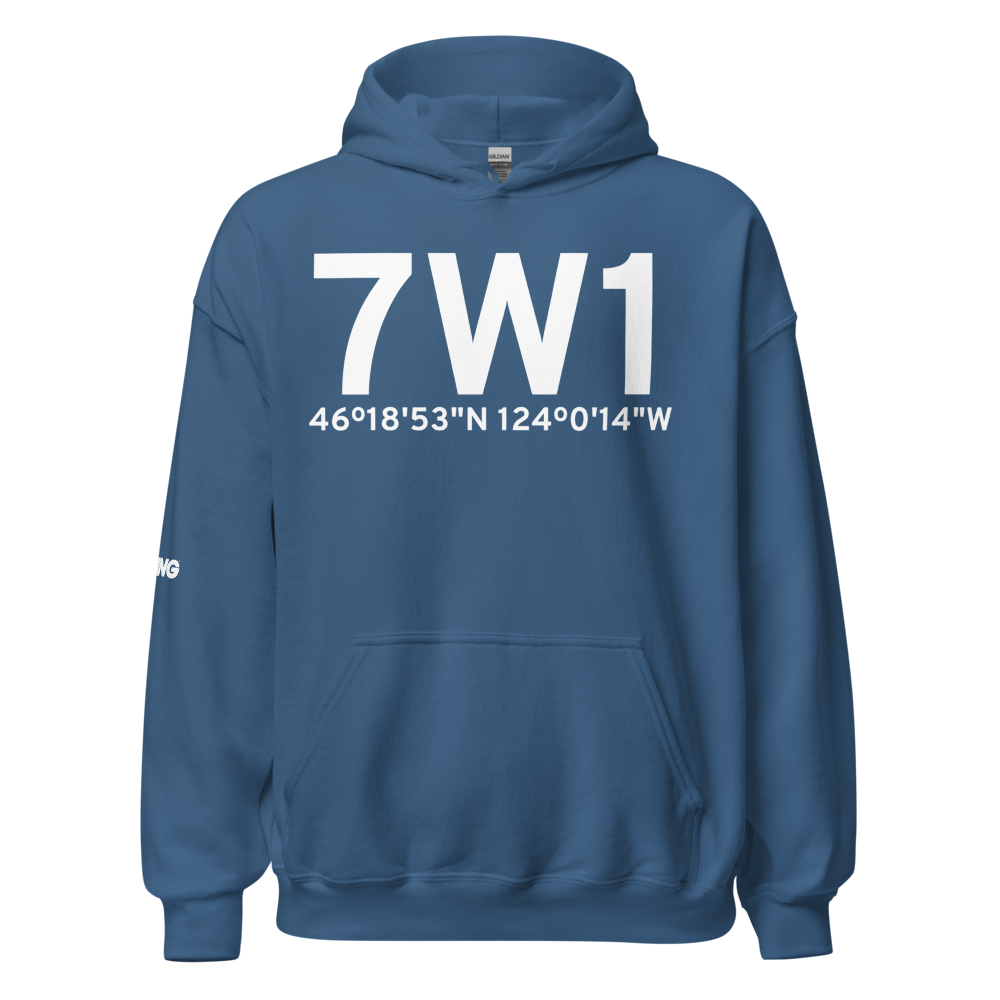 Ilwaco (7W1) Airport Hoodie Sweatshirt 
