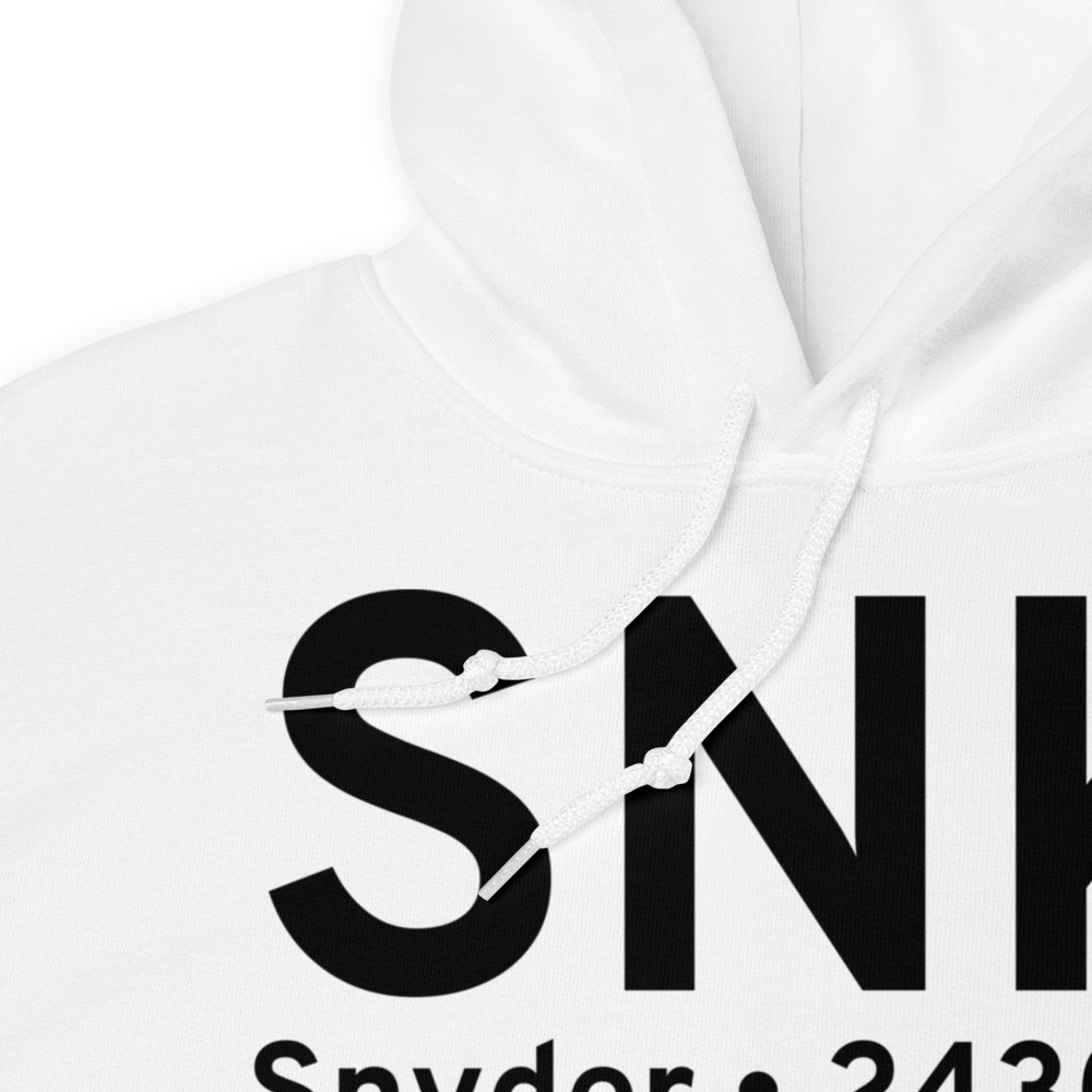 Snyder (KSNK) Airport Hoodie Sweatshirt 