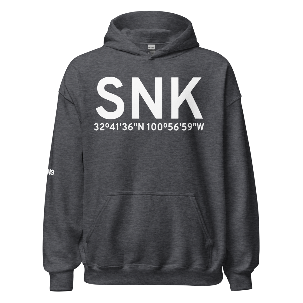 Snyder (KSNK) Airport Hoodie Sweatshirt 