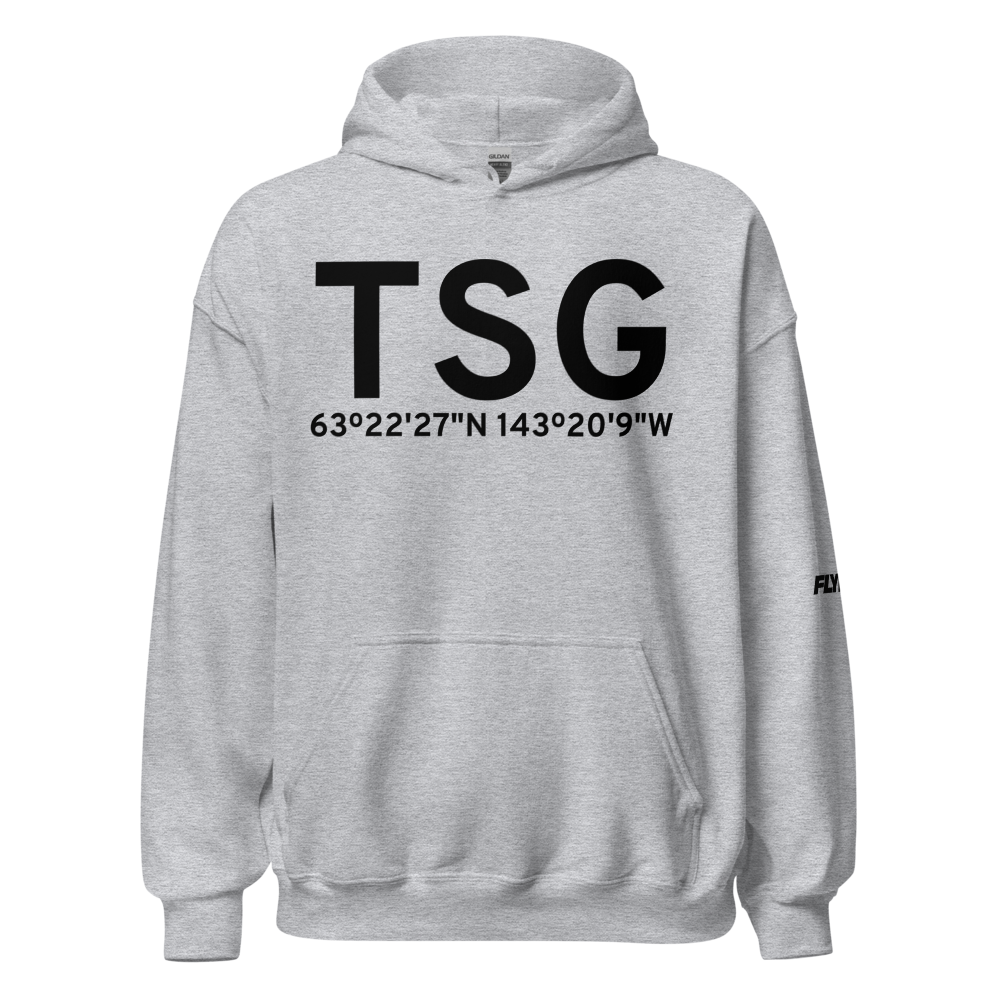 Tanacross (TSG) Airport Hoodie Sweatshirt 