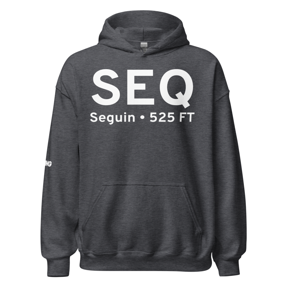 Seguin (KSEQ) Airport Hoodie Sweatshirt 