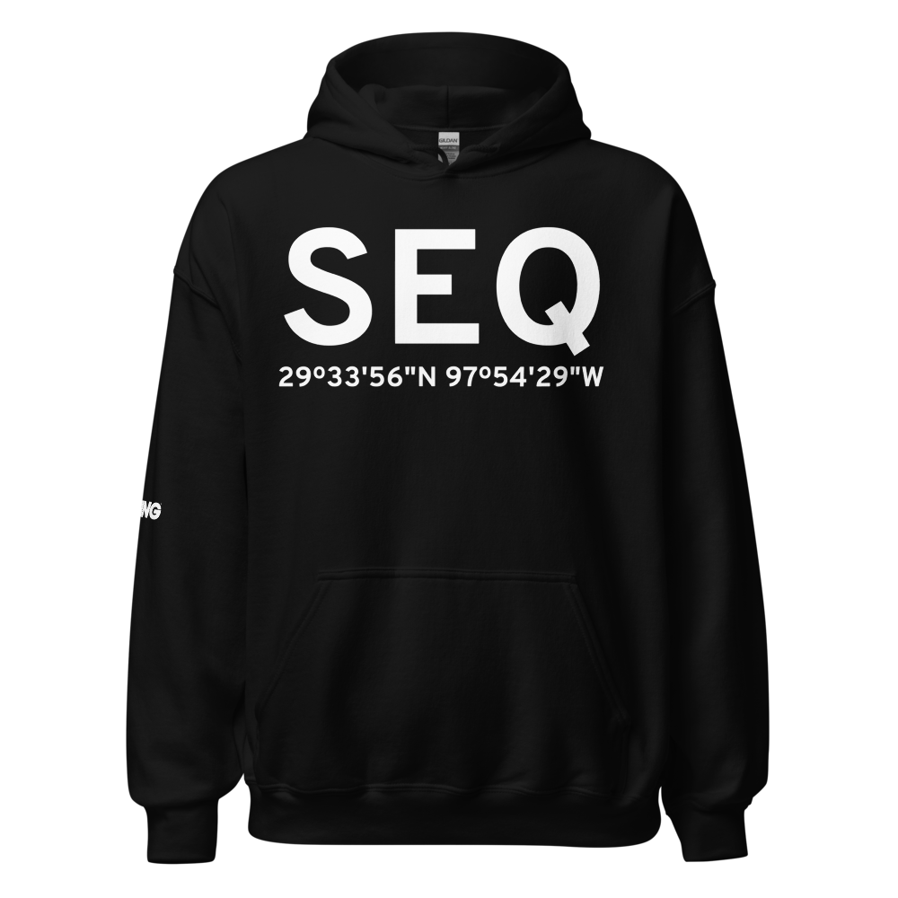 Seguin (KSEQ) Airport Hoodie Sweatshirt 