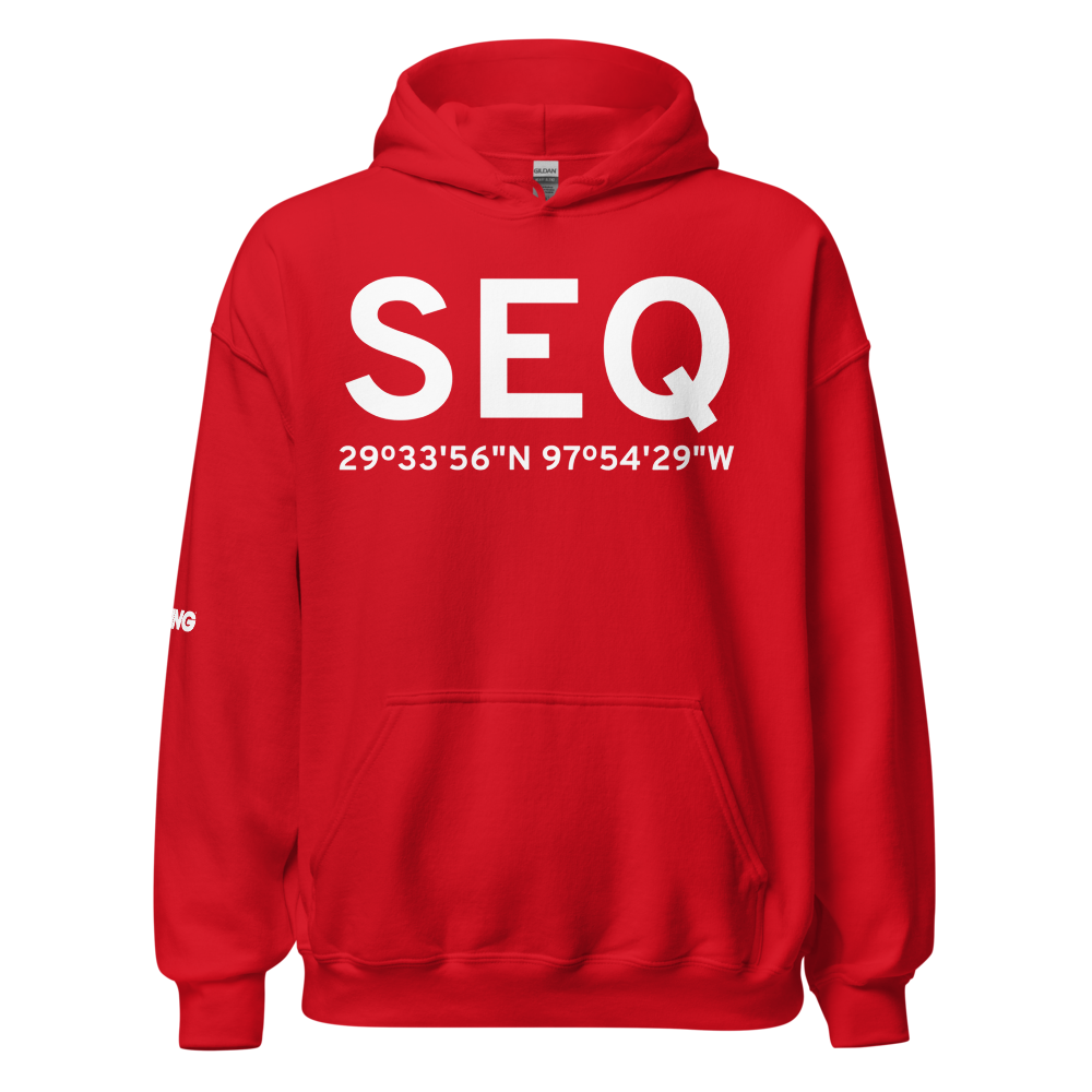 Seguin (KSEQ) Airport Hoodie Sweatshirt 