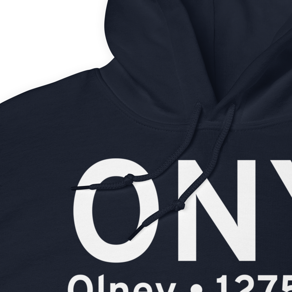 Olney (KONY) Airport Hoodie Sweatshirt 