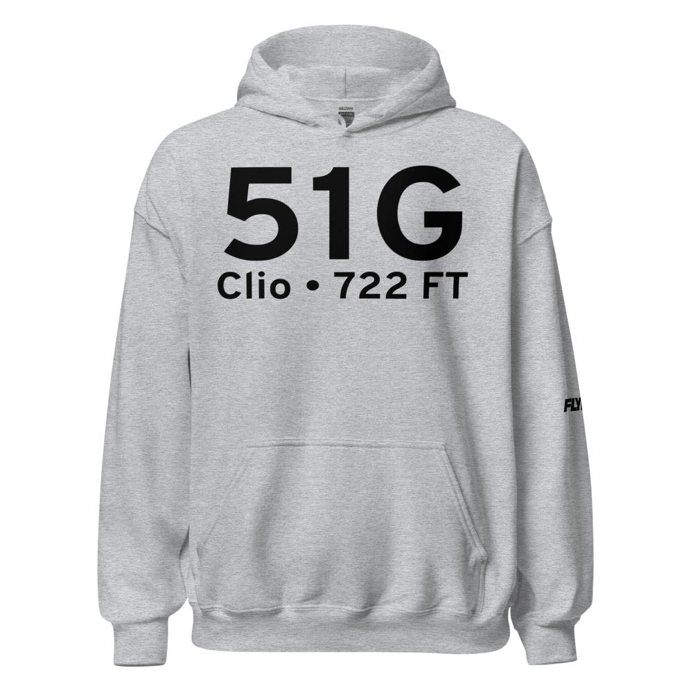 Clio (51G) Airport Hoodie Sweatshirt 