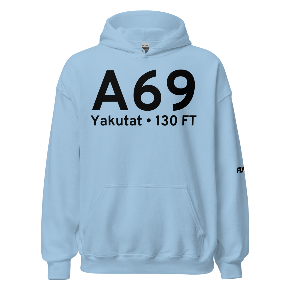 Yakutat (A69) Airport Hoodie Sweatshirt 